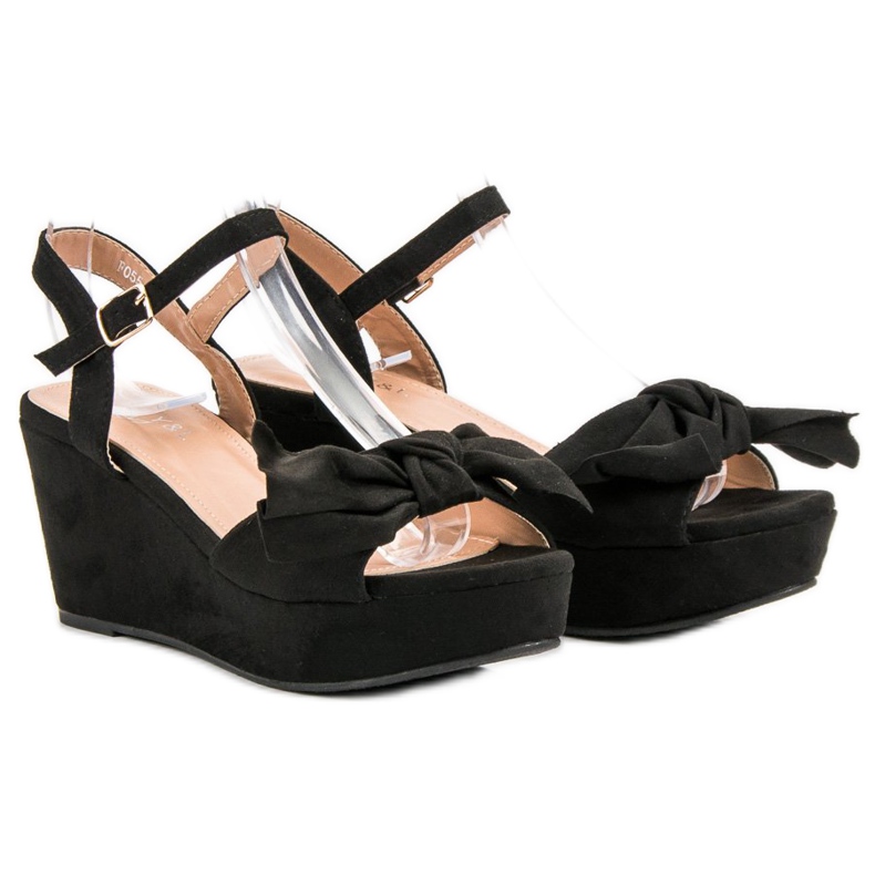 SHELOVET Sandals On The Platform black 1