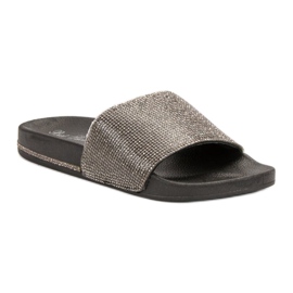 Best Shoes Slippers With Cubic Zirconia black 1
