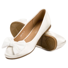 BELLAMILA Satin ballerinas white 1 BELLAMILA Satin ballerinas white 1