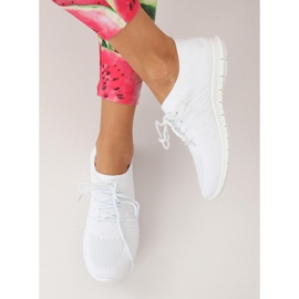 White sports shoes B111-10 White 2