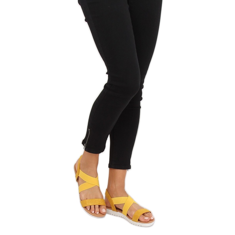 Yellow women's sandals X565 Yellow 2