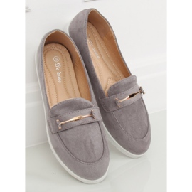 Gray Women's gray loafers BJ600-E25 Gray grey 2 Gray Women's gray loafers BJ600-E25 Gray grey 2