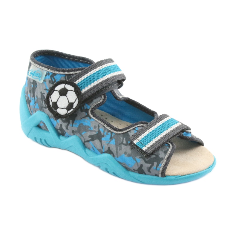 Befado yellow children's shoes 350P001 blue grey 1 Befado yellow children's shoes 350P001 blue grey 1