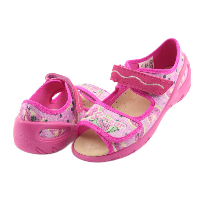 Befado children's shoes pu 433X030 green yellow pink 4 Befado children's shoes pu 433X030 green yellow pink 4