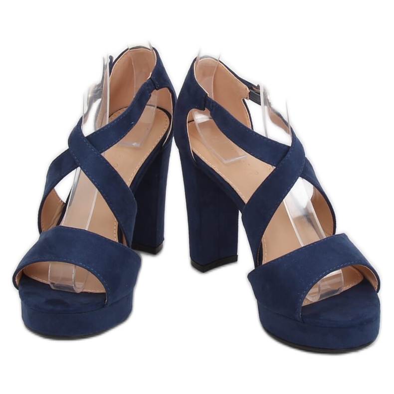 Sandals on the navy VV-23 Blue platform navy blue 1