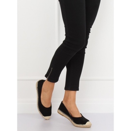 Black ballerina espadrilles N-2980 Black 1