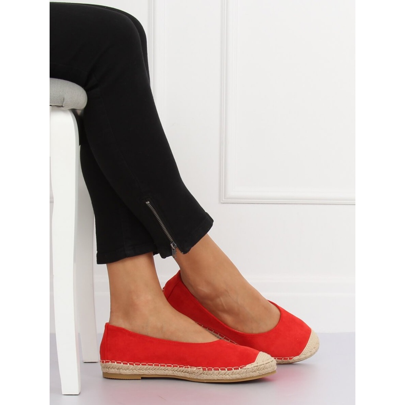 Red ballerina espadrilles N-2980 Red 2