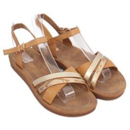 Camel TS-9 Beige sandals 1