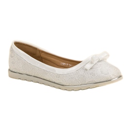 SHELOVET Ballerina With Lace white 1