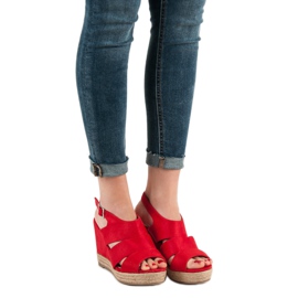 Best Shoes Espadrilles Red Sandals 2