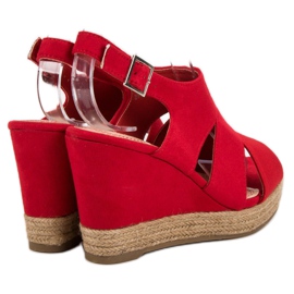 Best Shoes Espadrilles Red Sandals 1