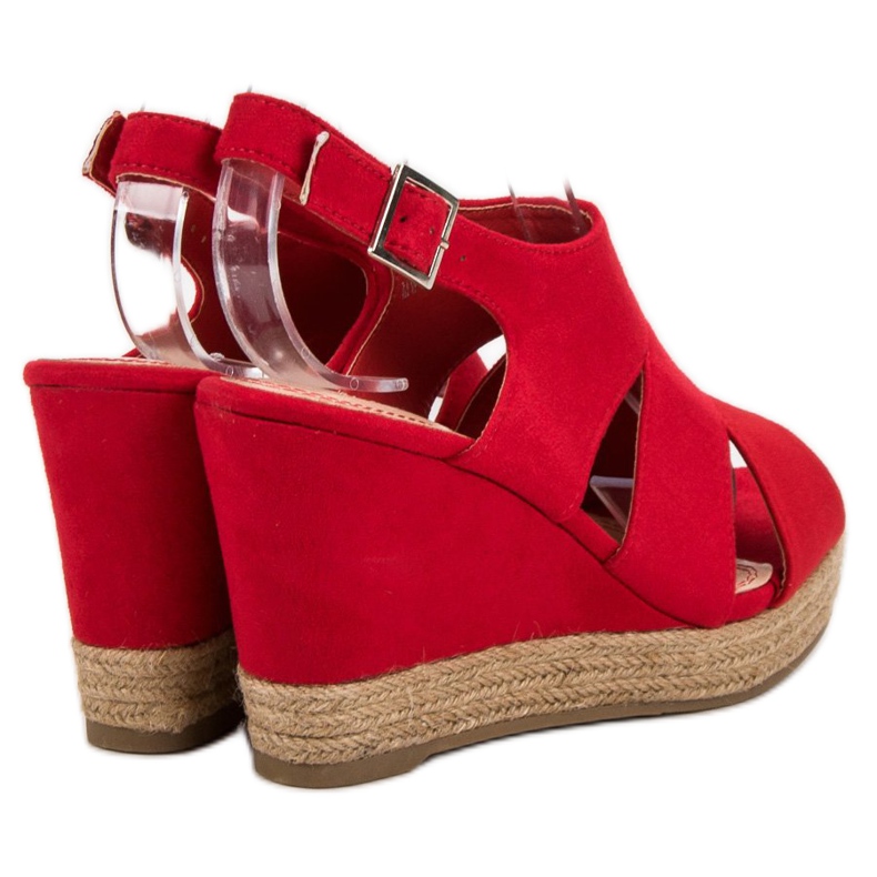 Best Shoes Espadrilles Red Sandals 1