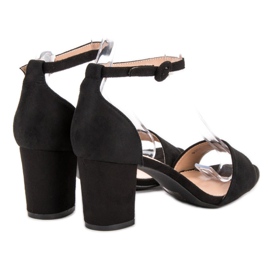Stylish VICES sandals black 1