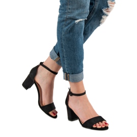 Stylish VICES sandals black 2