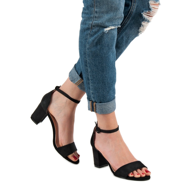 Stylish VICES sandals black 2