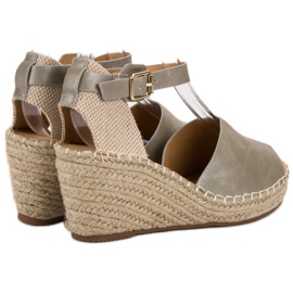 Evento Casual Wedge Sandals grey 1