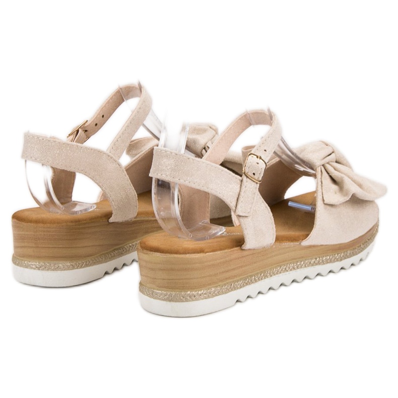 Bello Star Sandals With A Bow brown 1