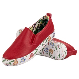 Groto Gogo Fashionable Slipons red 1 Groto Gogo Fashionable Slipons red 1
