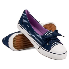 J. Star Navy Blue Low Sneakers 1