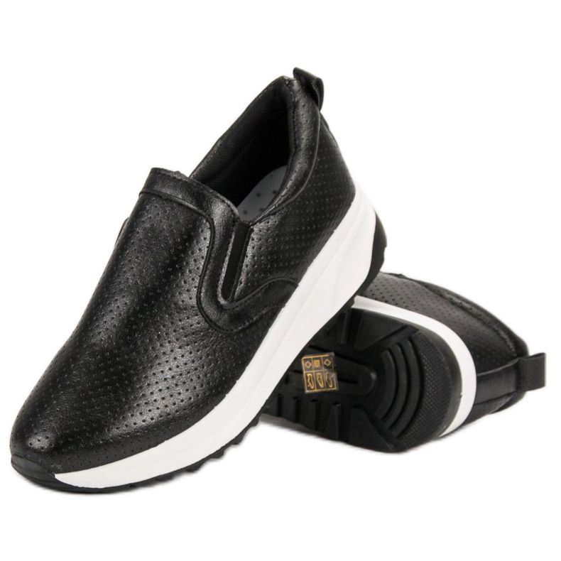 SHELOVET Black Slip-On Shoes 1 SHELOVET Black Slip-On Shoes 1