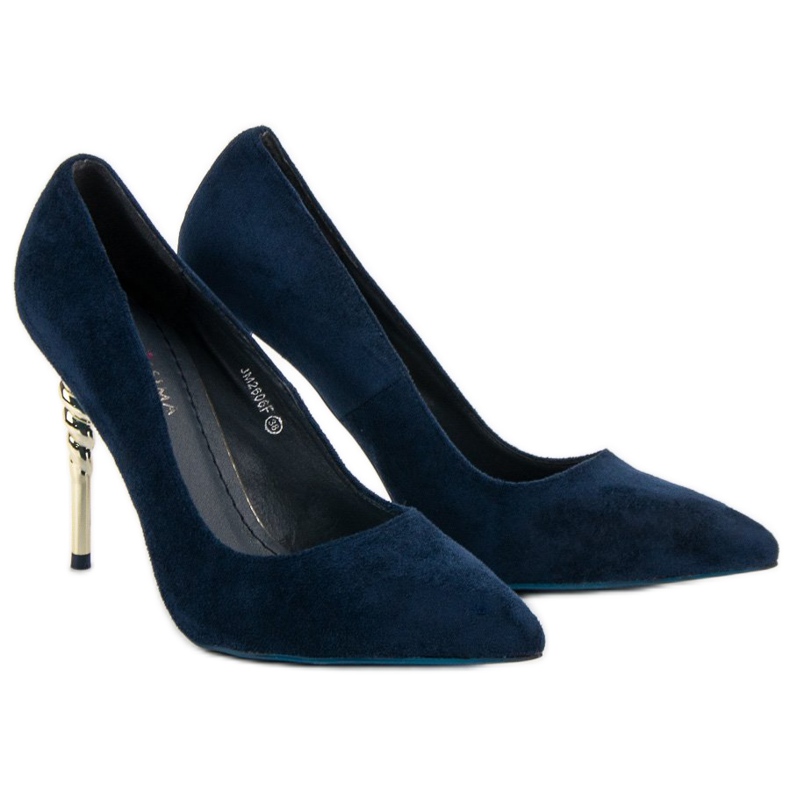 GUAPISSIMA Navy blue high heels 1
