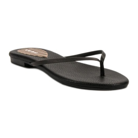 SHELOVET Classic flip-flops black 1
