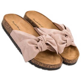 Sweet Shoes Suede Slippers brown 1 Sweet Shoes Suede Slippers brown 1