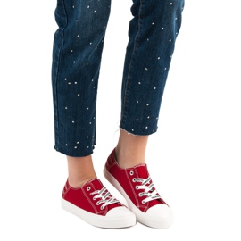 SHELOVET Low Sneakers red 2