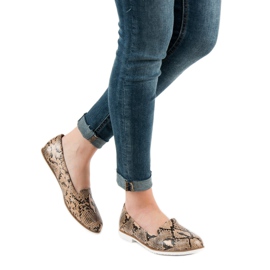 SHELOVET Lordsy Snake Print brown 2