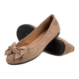 JESSY ROSS Ballerina With Bow brown 1