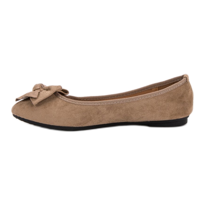 JESSY ROSS Ballerina With Bow brown 2