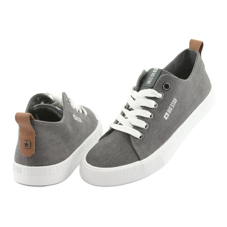 Gray Big Star 174165 men's gray sneakers grey 4 Gray Big Star 174165 men's gray sneakers grey 4