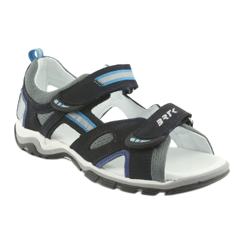 Sandals boys' turnips Bartek 19176 navy blue-gray grey 1
