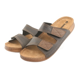 Men's Inblu TH015 brown slippers 3 Men's Inblu TH015 brown slippers 3