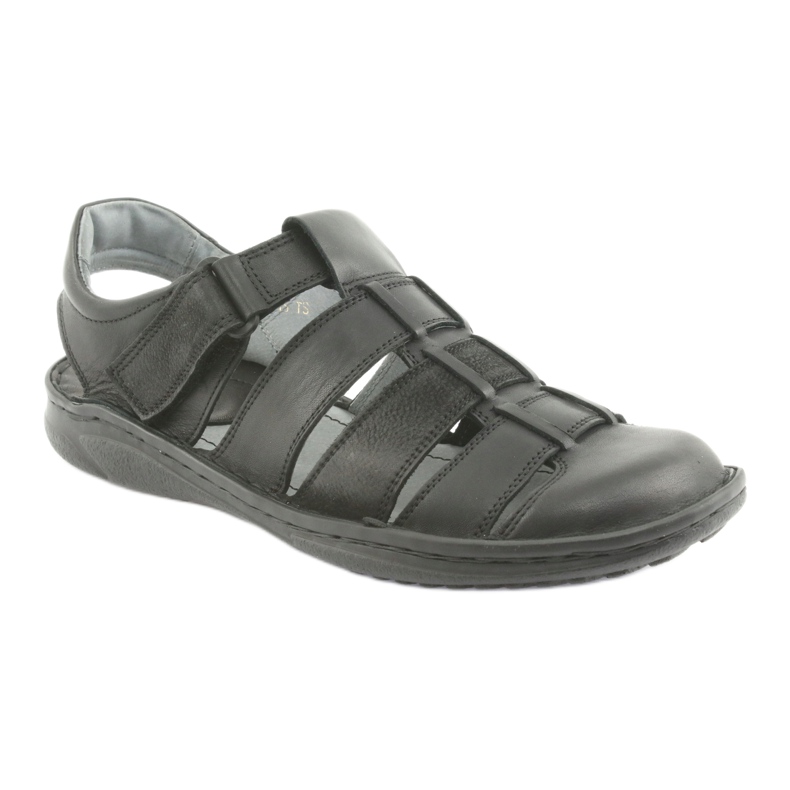 Black Riko 619 men's sports sandals 1 Black Riko 619 men's sports sandals 1
