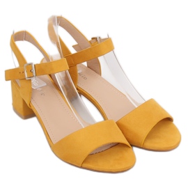Yellow high-heeled sandals 8103 Yellow 2