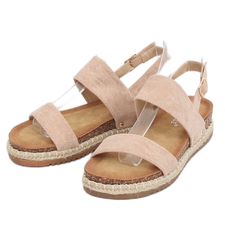 Pink CH-118 Pink cork soles 2