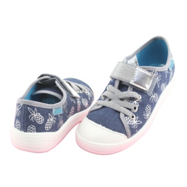 Befado children's shoes 251Y125 grey navy blue 4
