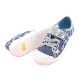 Befado children's shoes 251Y125 grey navy blue 5