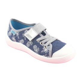 Befado children's shoes 251Y125 grey navy blue 1