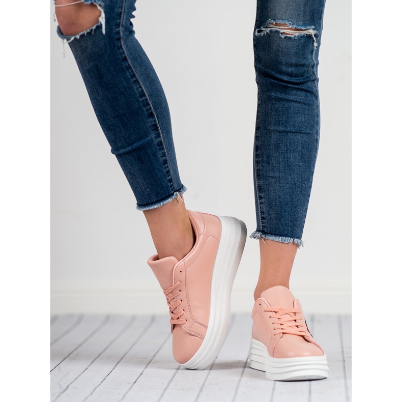 SHELOVET Powder sports shoes pink 1