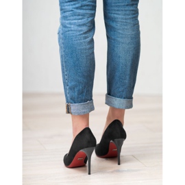 Jumex Suede heels black 2