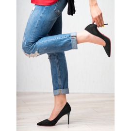 Jumex Suede heels black 1