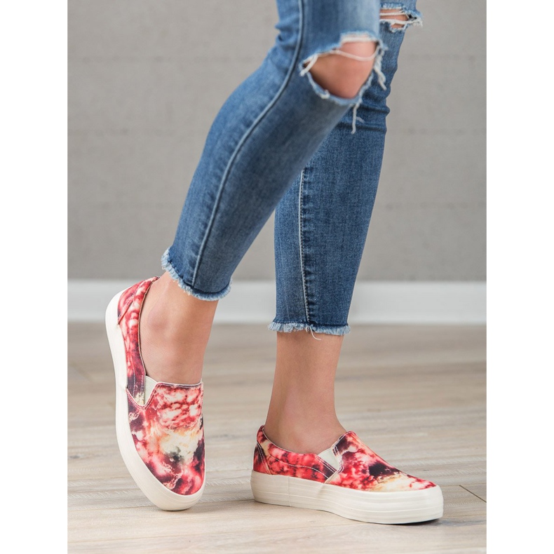 SHELOVET Casual Slipons pink 1