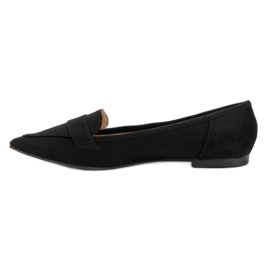 Super Me Suede Ballerina In Spitz black 2 Super Me Suede Ballerina In Spitz black 2