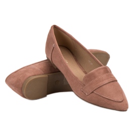 Super Me Suede Ballerina In Spitz pink 1