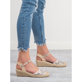 Best Shoes Wedge Espadrilles brown 2