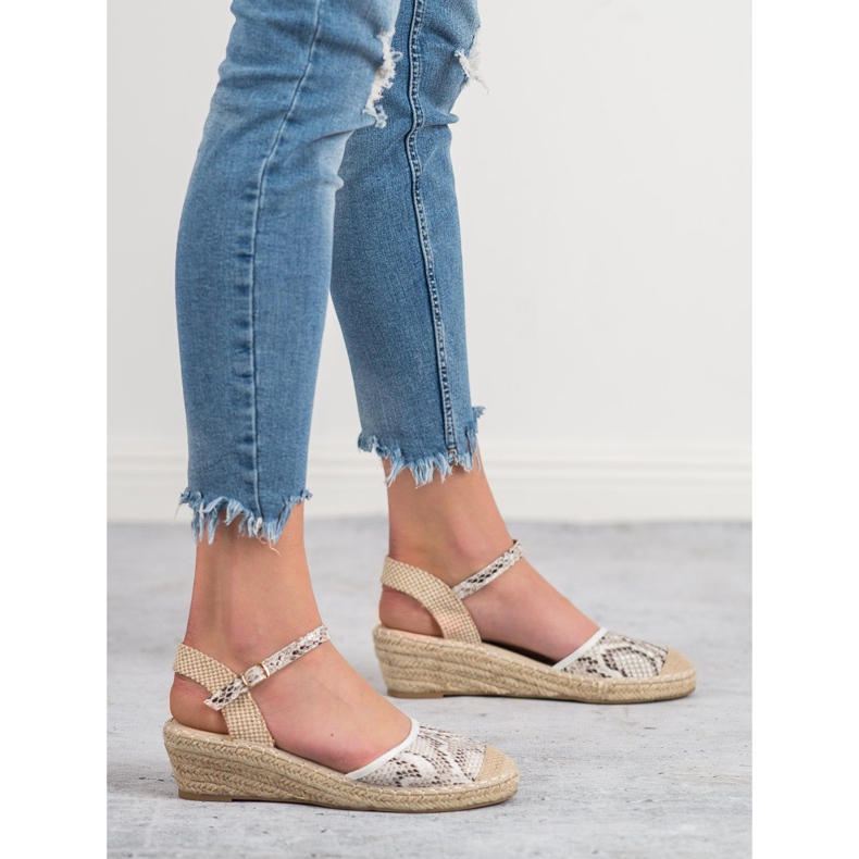 Best Shoes Wedge Espadrilles brown 2