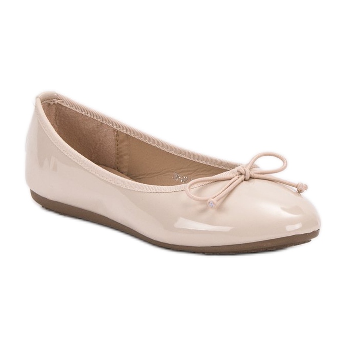 Renda Ballerina With Bow brown 1
