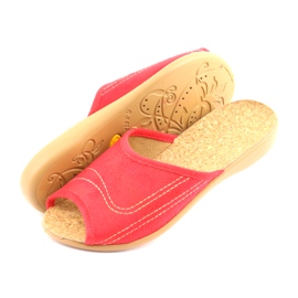 Befado women's shoes slippers 254d008 slippers red 4